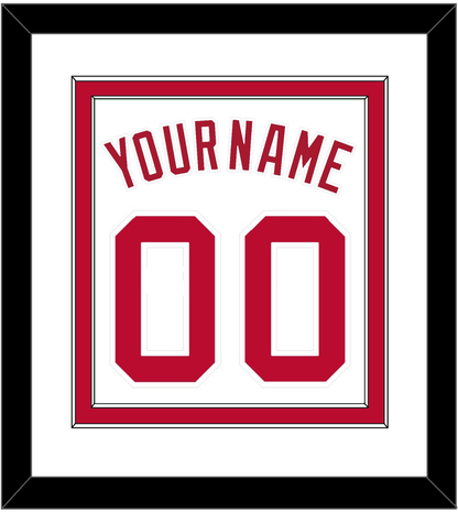 Cincinnati Name & Number - Home White (1988-1992) - Signature Tier 1