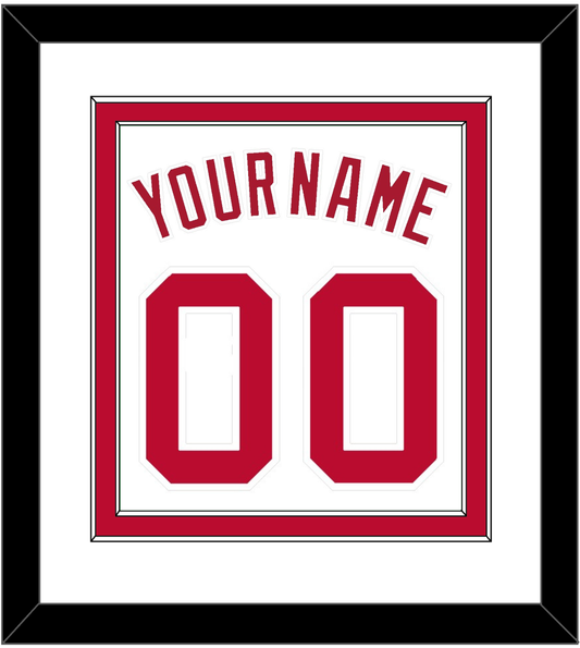 Cincinnati Name & Number - Home White (1988-1992) - Signature Tier 1