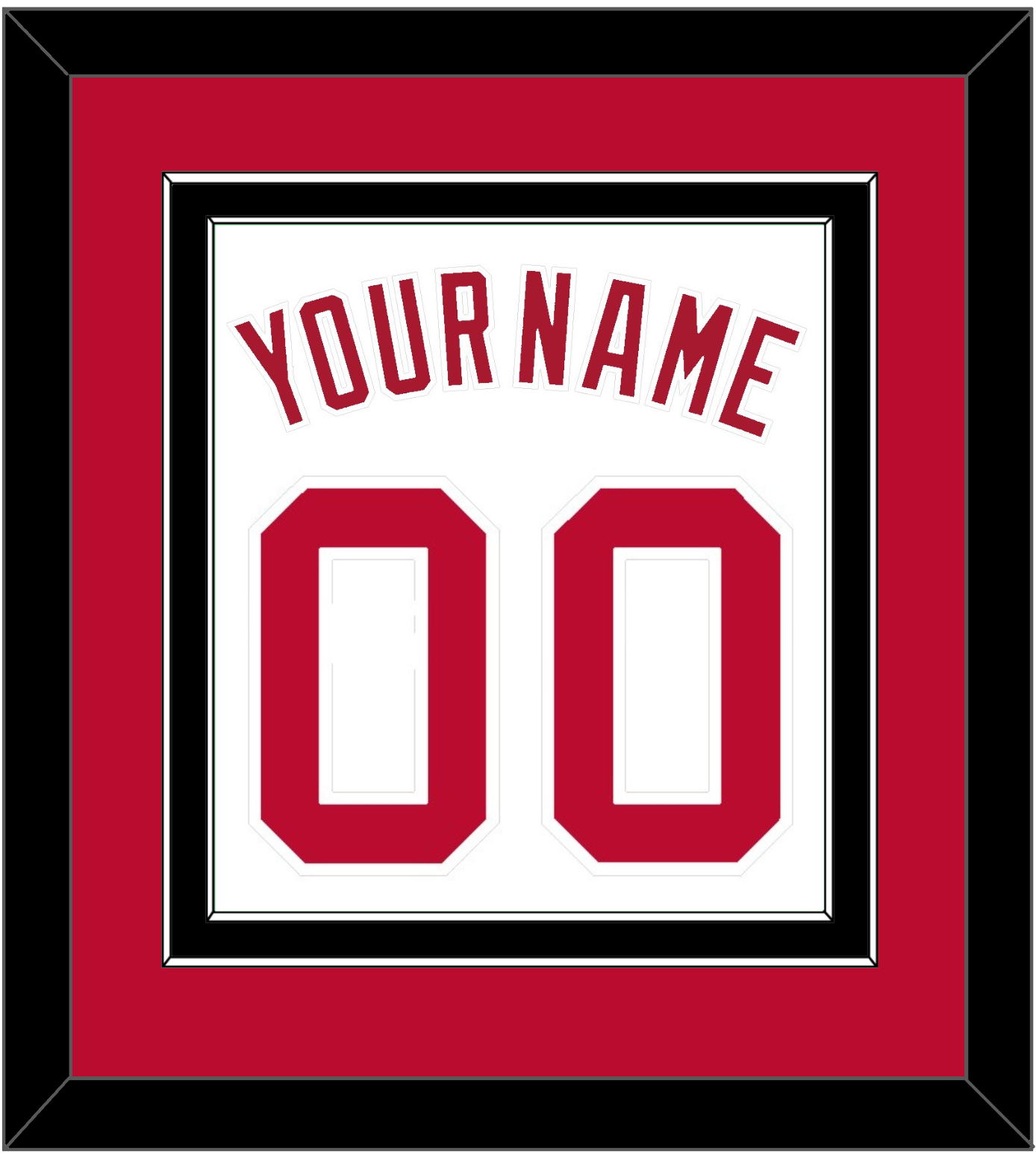 Cincinnati Name & Number - Home White (1988-1992) - Signature Tier 2