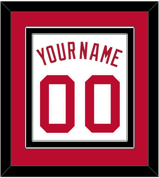 Cincinnati Name & Number - Home White (1988-1992) - Signature Tier 2