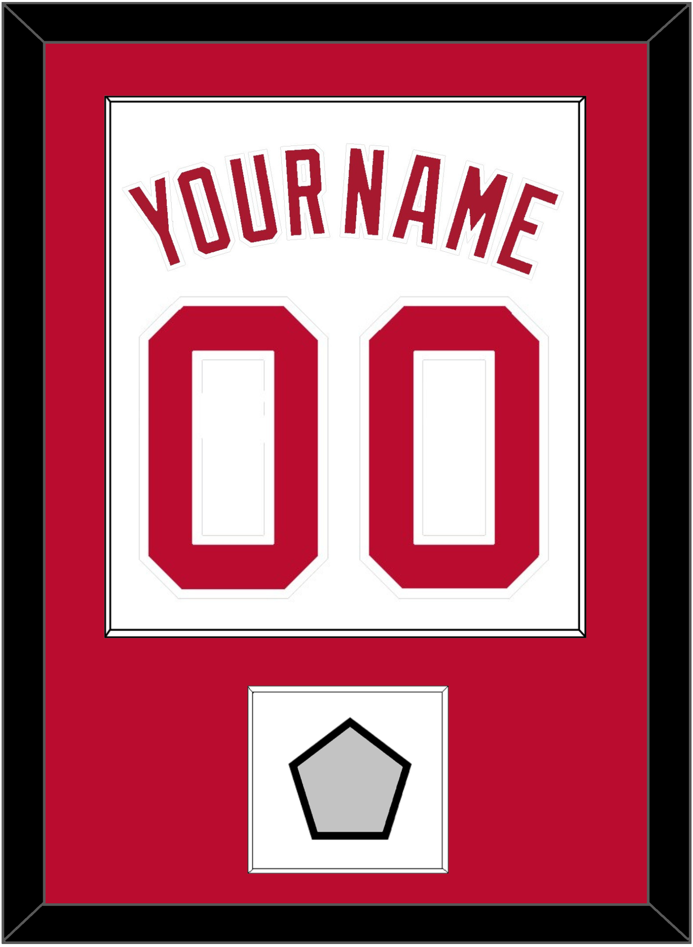 Cincinnati Name, Number & World Series Jersey Patch - Home White (1988-1992) - Essential Tier 1