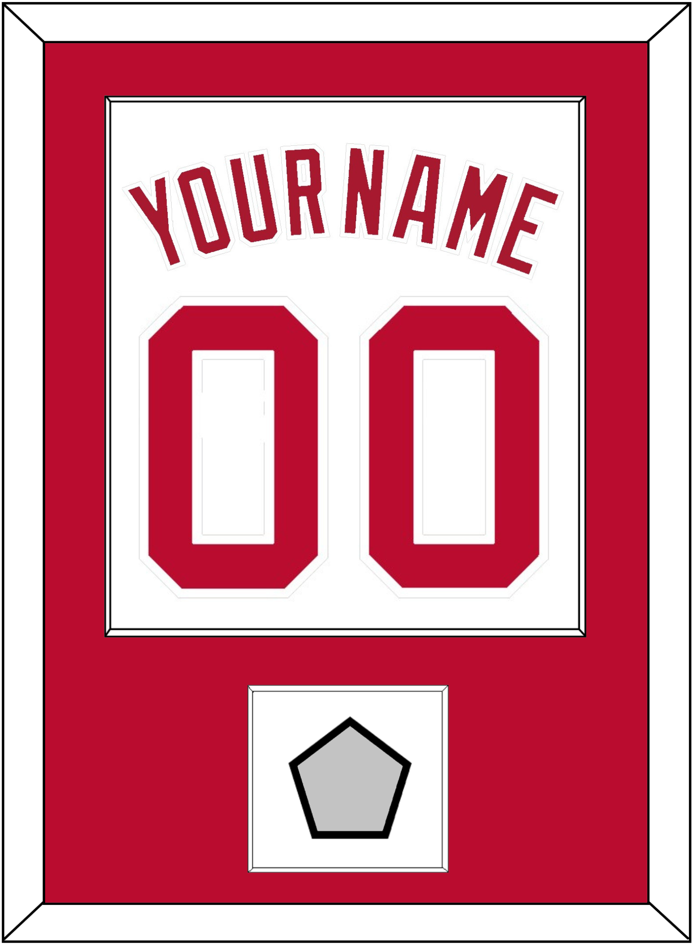 Cincinnati Name, Number & World Series Jersey Patch - Home White (1988-1992) - Essential Tier 1