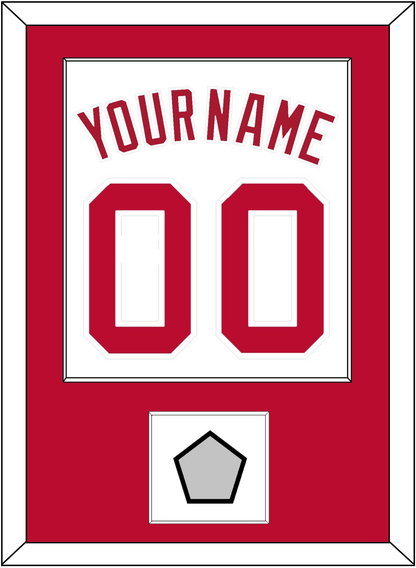 Cincinnati Name, Number & World Series Jersey Patch - Home White (1988-1992) - Essential Tier 1