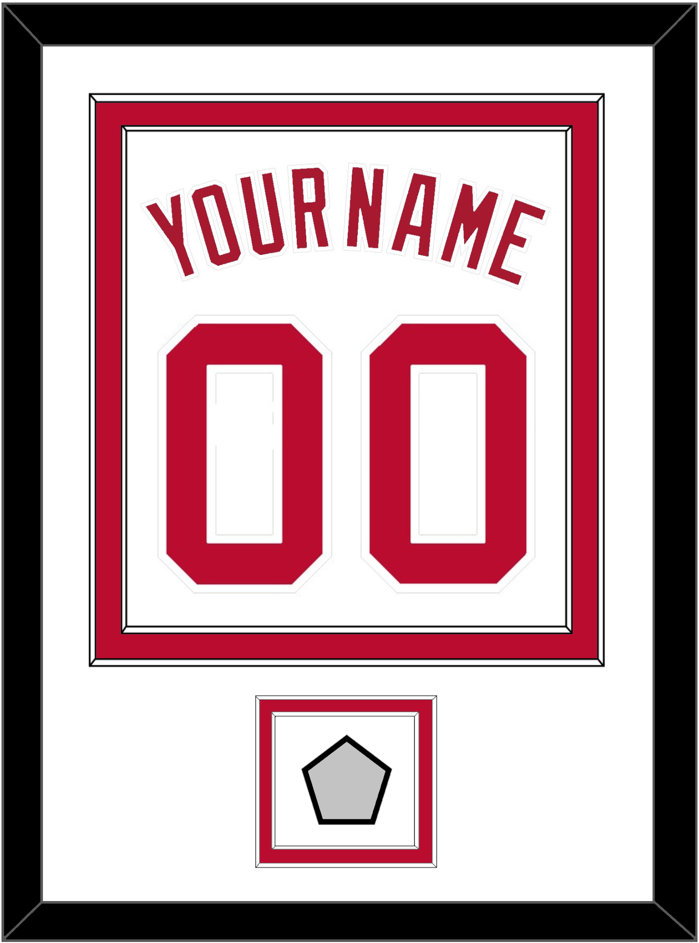 Cincinnati Name, Number & World Series Jersey Patch - Home White (1988-1992) - Signature Tier 1