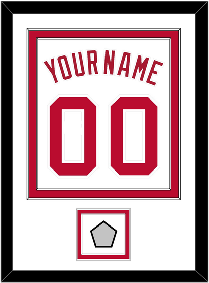 Cincinnati Name, Number & World Series Jersey Patch - Home White (1988-1992) - Signature Tier 1