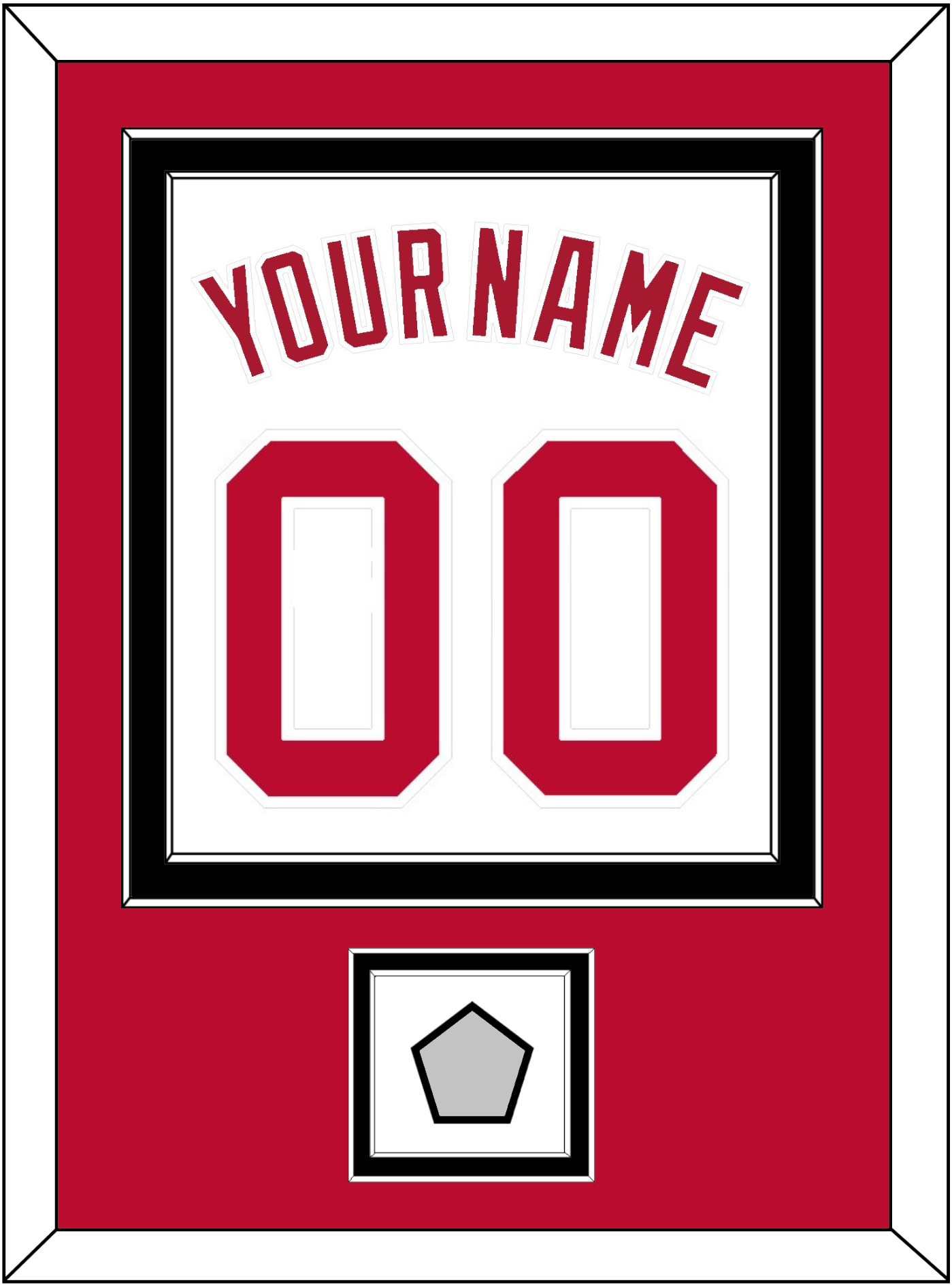 Cincinnati Name, Number & World Series Jersey Patch - Home White (1988-1992) - Signature Tier 2