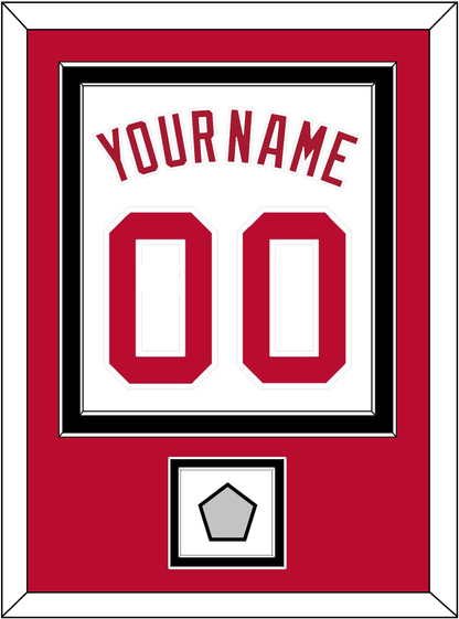 Cincinnati Name, Number & World Series Jersey Patch - Home White (1988-1992) - Signature Tier 2
