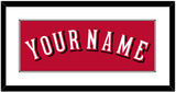 Cincinnati Name - Alternate Red - Single Mat 1