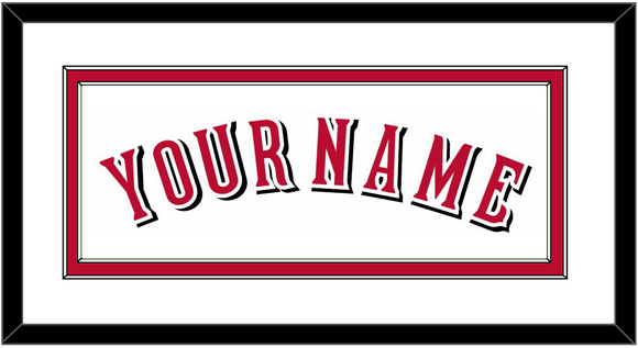 Cincinnati Name - Home White - Double Mat 1