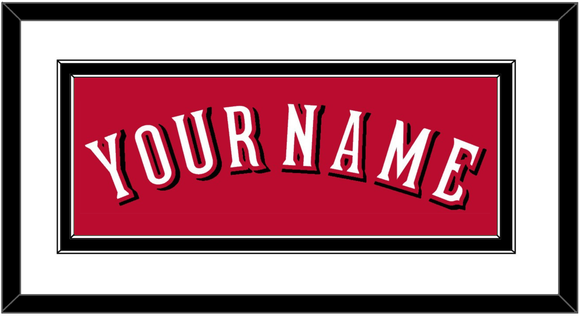 Cincinnati Name - Alternate Red - Double Mat 1
