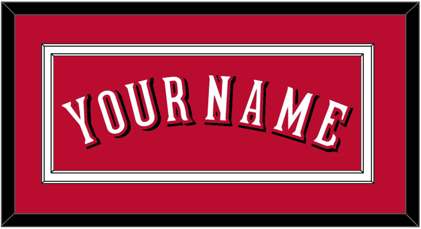 Cincinnati Name - Alternate Red - Signature Tier 2