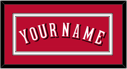 Cincinnati Name - Alternate Red - Signature Tier 2