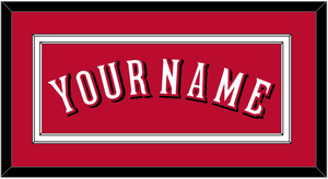 Cincinnati Name - Alternate Red - Double Mat 2