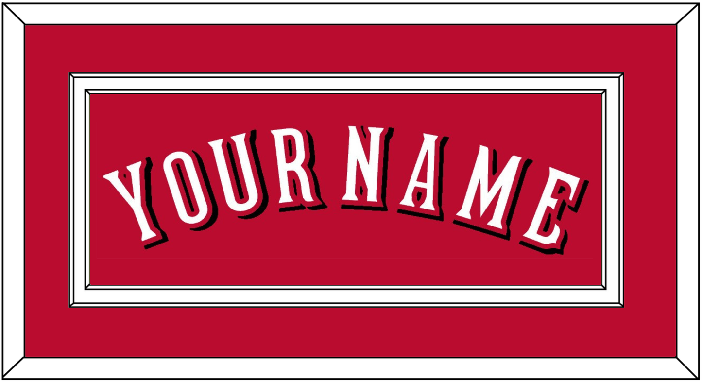 Cincinnati Name - Alternate Red - Signature Tier 2