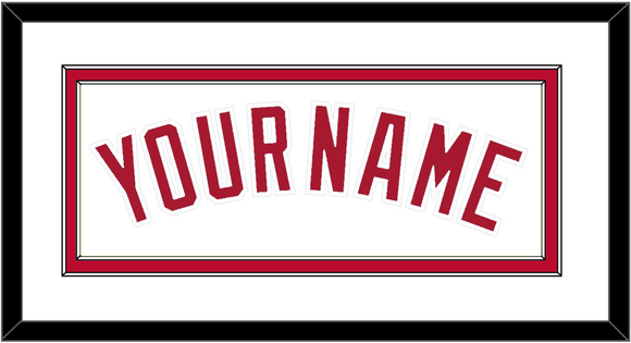 Cincinnati Name - Home White (1988-1992) - Double Mat 1