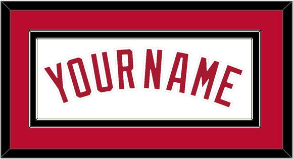 Cincinnati Name - Home White (1988-1992) - Double Mat 2