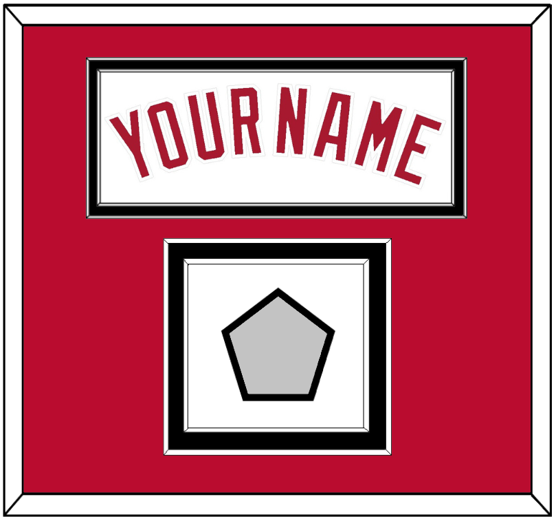 Cincinnati Name & World Series Jersey Patch - Home White (1988-1992) - Signature Tier 2