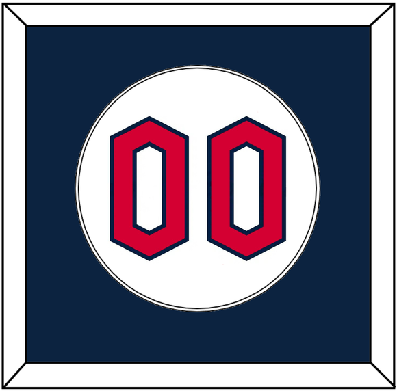 Cleveland Number - Home White - Single Mat 1