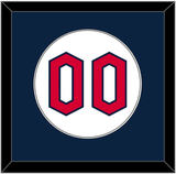 Cleveland Number - Home White - Single Mat 1