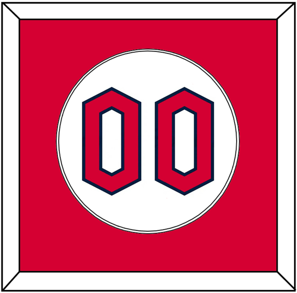 Cleveland Number - Home White - Single Mat 2