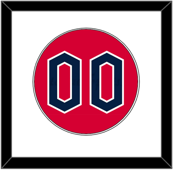 Cleveland Number - Alternate Red - Single Mat 1