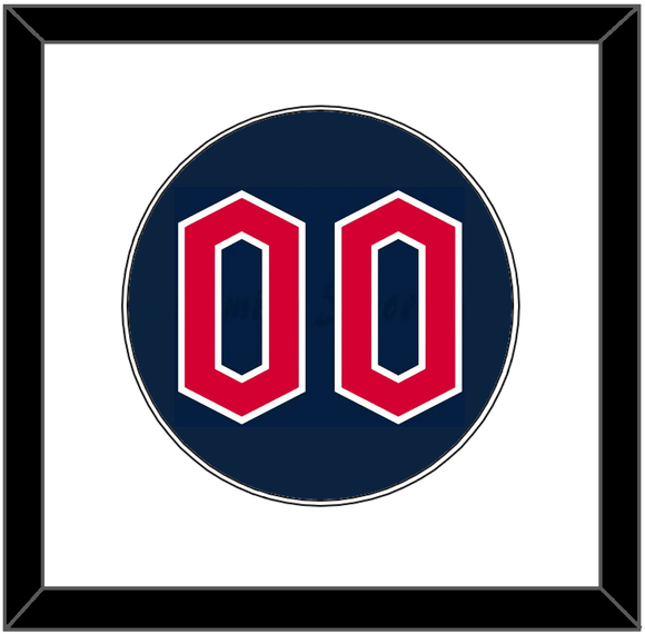 Cleveland Number - Alternate Blue - Single Mat 1