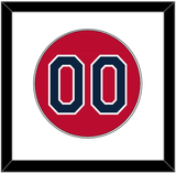 Cleveland Number - Alternate Red (2019-2021) - Single Mat 1