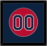 Cleveland Number - Alternate Red (2019-2021) - Single Mat 2