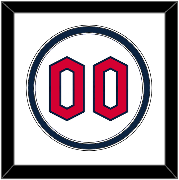 Cleveland Number - Home White - Double Mat 1