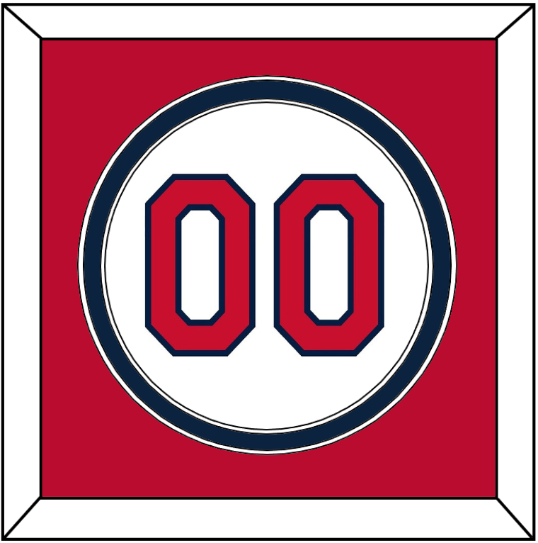 Cleveland Number - Home White (2012-2021) - Signature Tier 4