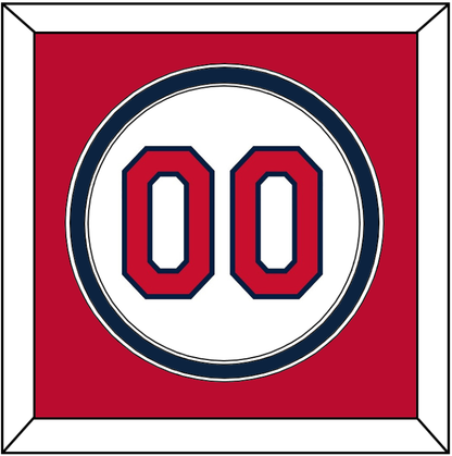 Cleveland Number - Home White (2012-2021) - Signature Tier 4