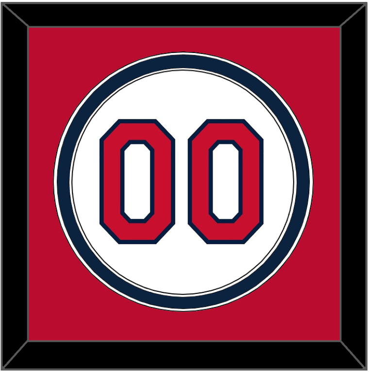 Cleveland Number - Home White (2012-2021) - Signature Tier 4