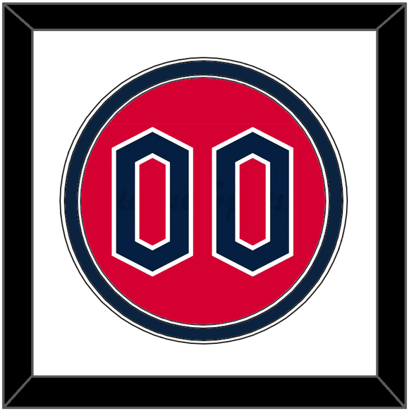 Cleveland Number - Alternate Red - Double Mat 1