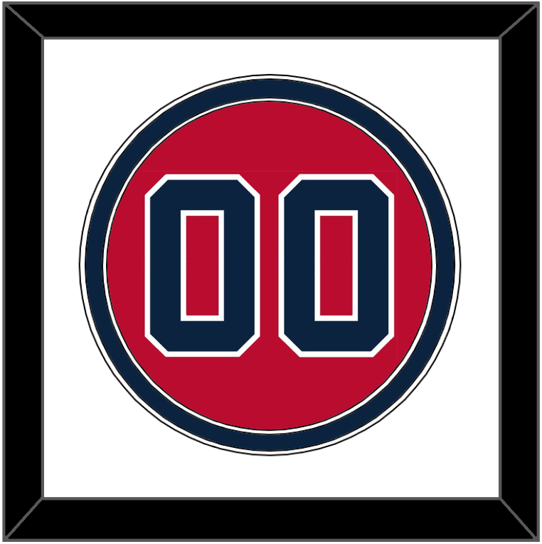 Cleveland Number - Alternate Red (2019-2021) - Signature Tier 1