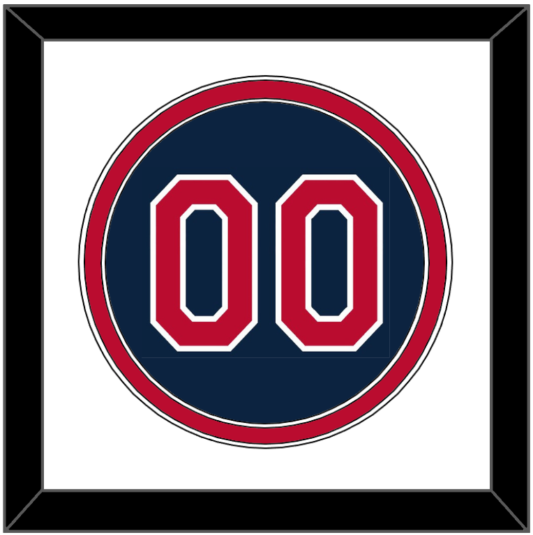 Cleveland Number - Alternate Blue (2019-2021) - Signature Tier 1