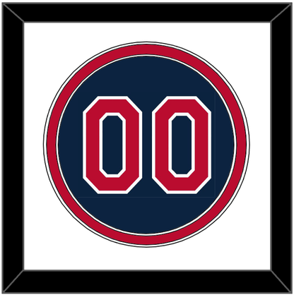 Cleveland Number - Alternate Blue (2019-2021) - Signature Tier 1