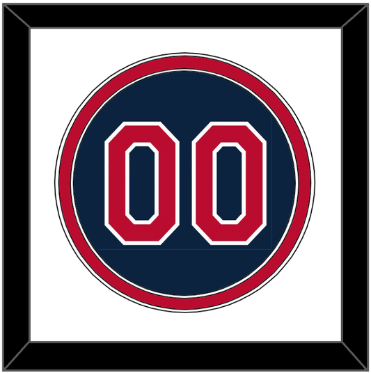 Cleveland Number - Alternate Blue (2019-2021) - Signature Tier 1