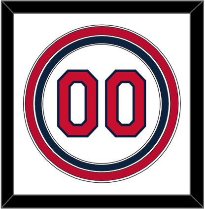 Cleveland Number - Home White (2012-2021) - Premier Tier 1