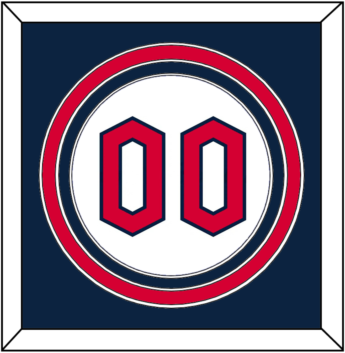 Cleveland Number - Home White - Premier Tier 2