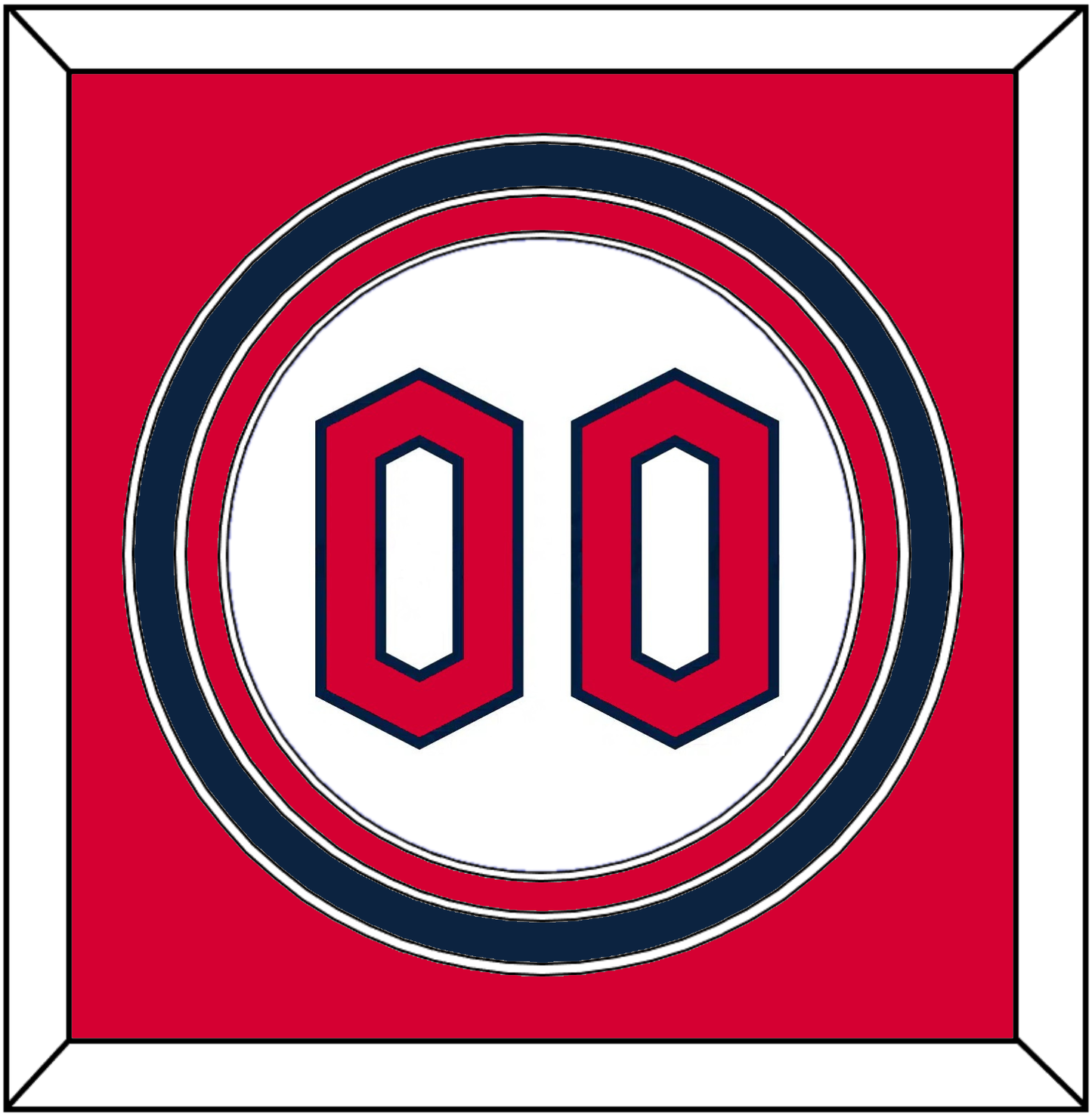 Cleveland Number - Home White - Premier Tier 3