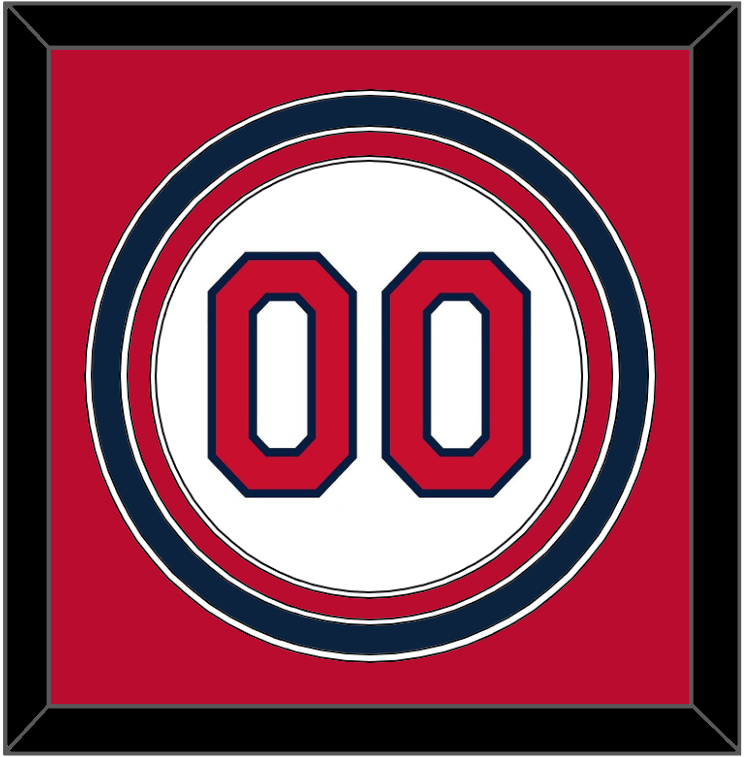 Cleveland Number - Home White (2012-2021) - Premier Tier 3