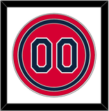 Cleveland Number - Alternate Red (2019-2021) - Triple Mat 1