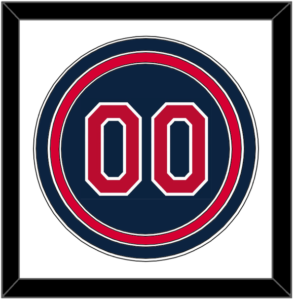 Cleveland Number - Alternate Blue (2019-2021) - Triple Mat 1