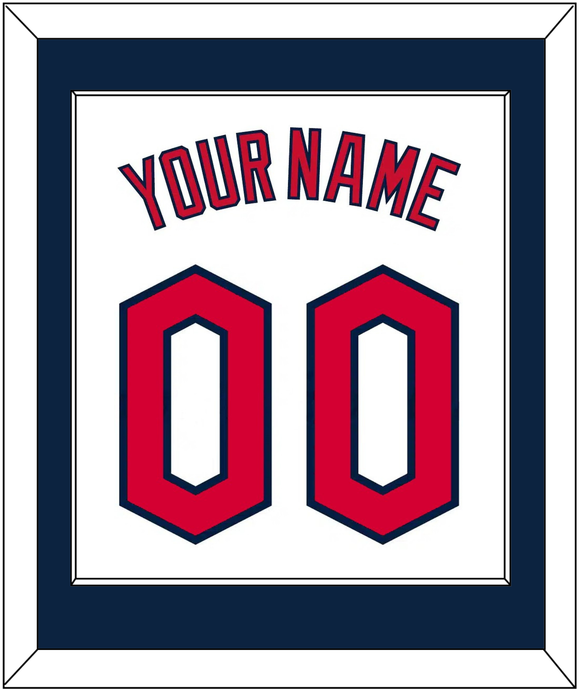 Cleveland Name & Number - Home White - Single Mat 1