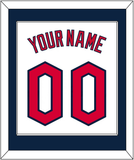 Cleveland Name & Number - Home White - Single Mat 1