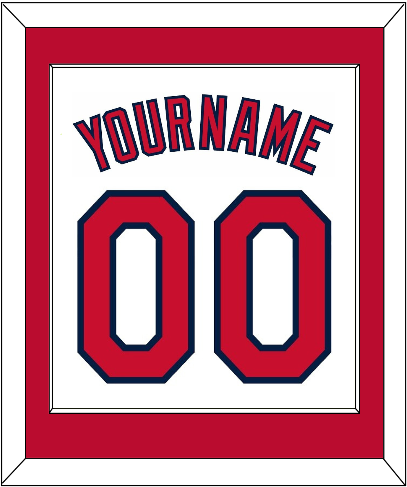 Cleveland Name & Number - Home White (2012-2021) - Essential Tier 2