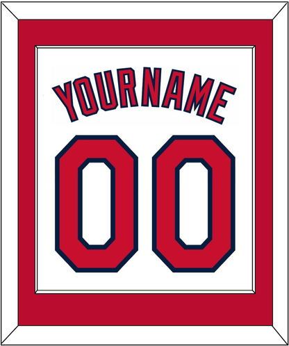 Cleveland Name & Number - Home White (2012-2021) - Essential Tier 2
