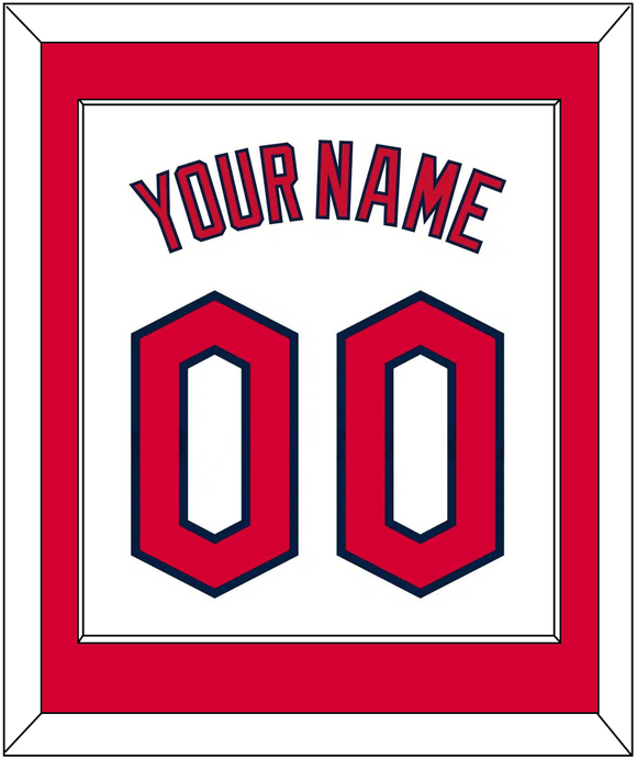 Cleveland Name & Number - Home White - Single Mat 2