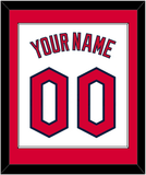 Cleveland Name & Number - Home White - Single Mat 2