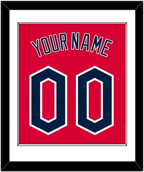 Cleveland Name & Number - Alternate Red - Single Mat 1